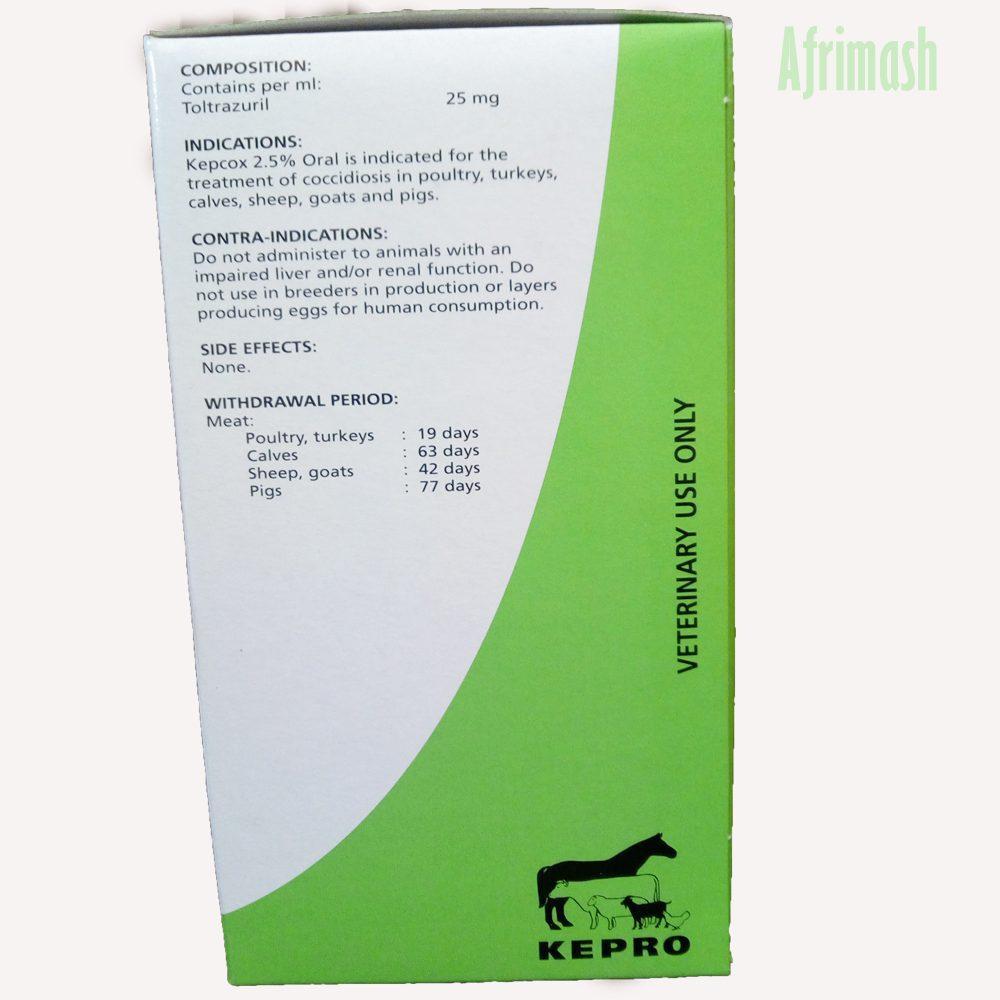 KEPCOX 2.5% Oral Anticcocidial (Toltrazuril)