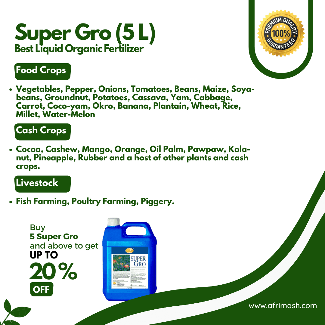 Super Gro Organic Fertilizer | 5 Litre