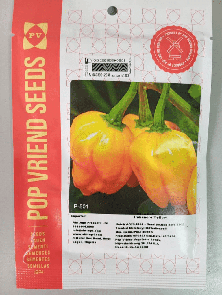Habanero Yellow Seeds