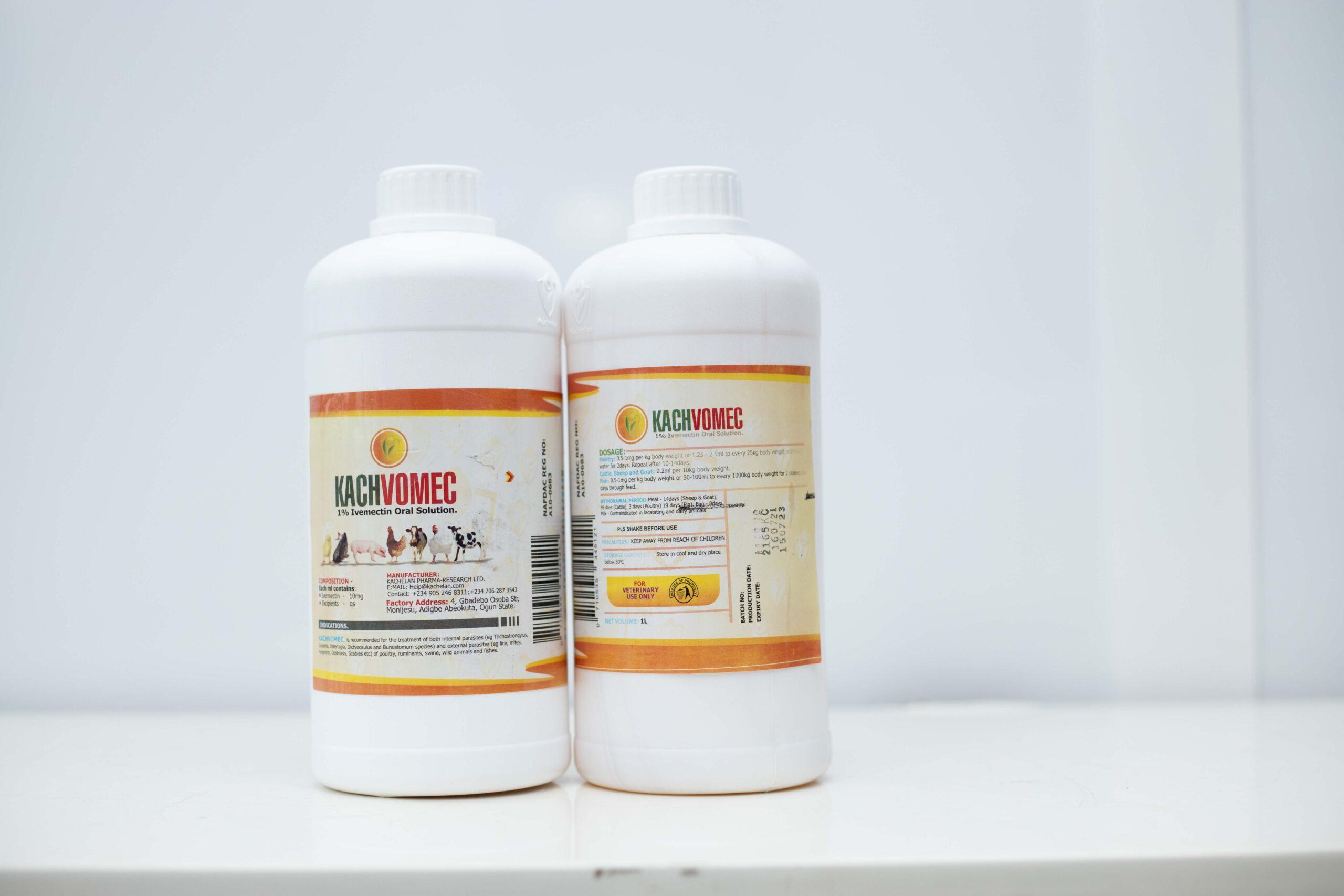 Kachvomec – A Powerful Broad-Spectrum Parasiticide for Poultry, Livestock, and Aquaculture | 1L (12 Units Per Carton)