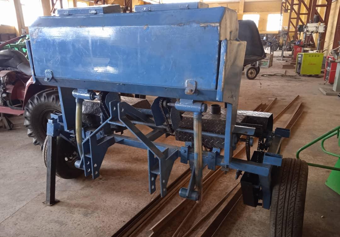 2 row Cassava planter with fertilizer applicator- Locally Fabricated