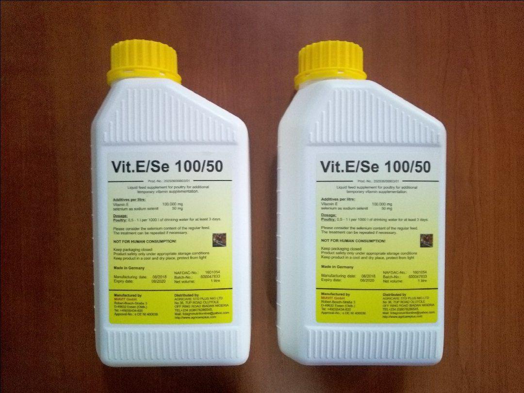 Vitamin E + Selenium (Oral) - 1 Litre | 5 Litres