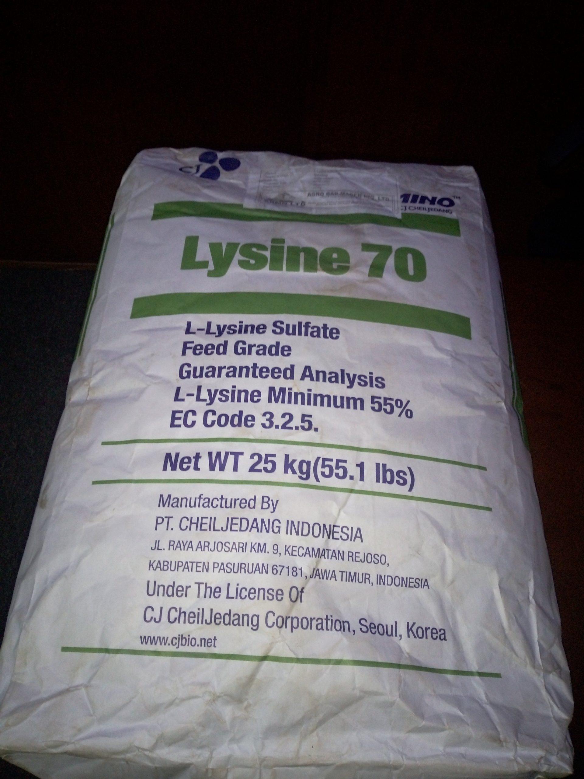 L-Lysine Sulphate - Feed Additive (25kg)