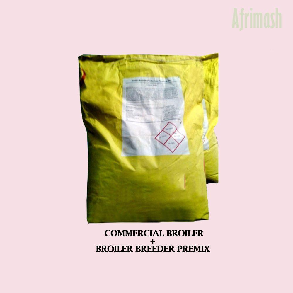 Commercial Broiler+Broiler Breeder Premix (Agricare Brand) - (2.5 kg |25Kg Bags) - 25kg bags