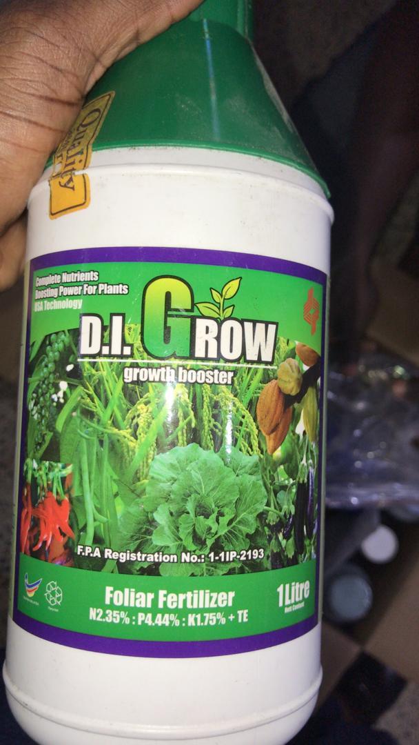 D.I. Grow Organic Foliar Liquid Fertilizer (1 Litre) - D.I. Grow - Green